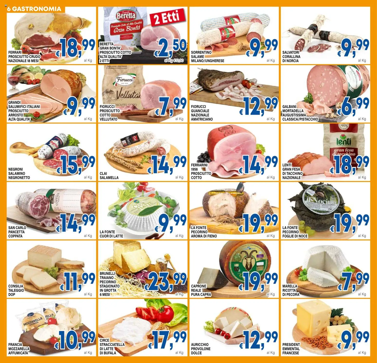 Volantino DEM del 13.02.2026 | Pagina: 6 | Prodotti: Prosciutto Cotto, Salame, Ricotta, Stracciatella