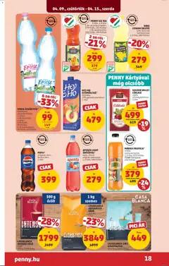 BINO CITROM ÍZESÍTŐ, 40% citromlé tartalommal 1,5 liter, 186 Ft/liter - amely érvényes a következő dátumtól: 09.04.2026 | Oldal: 22