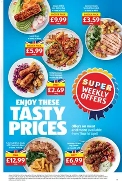 Preview of Aldi - Weekly offers UK Specialbuys valid from 16.04.2026 | Page: 19 | Products: Chicken, Bag, Honey, Sausages