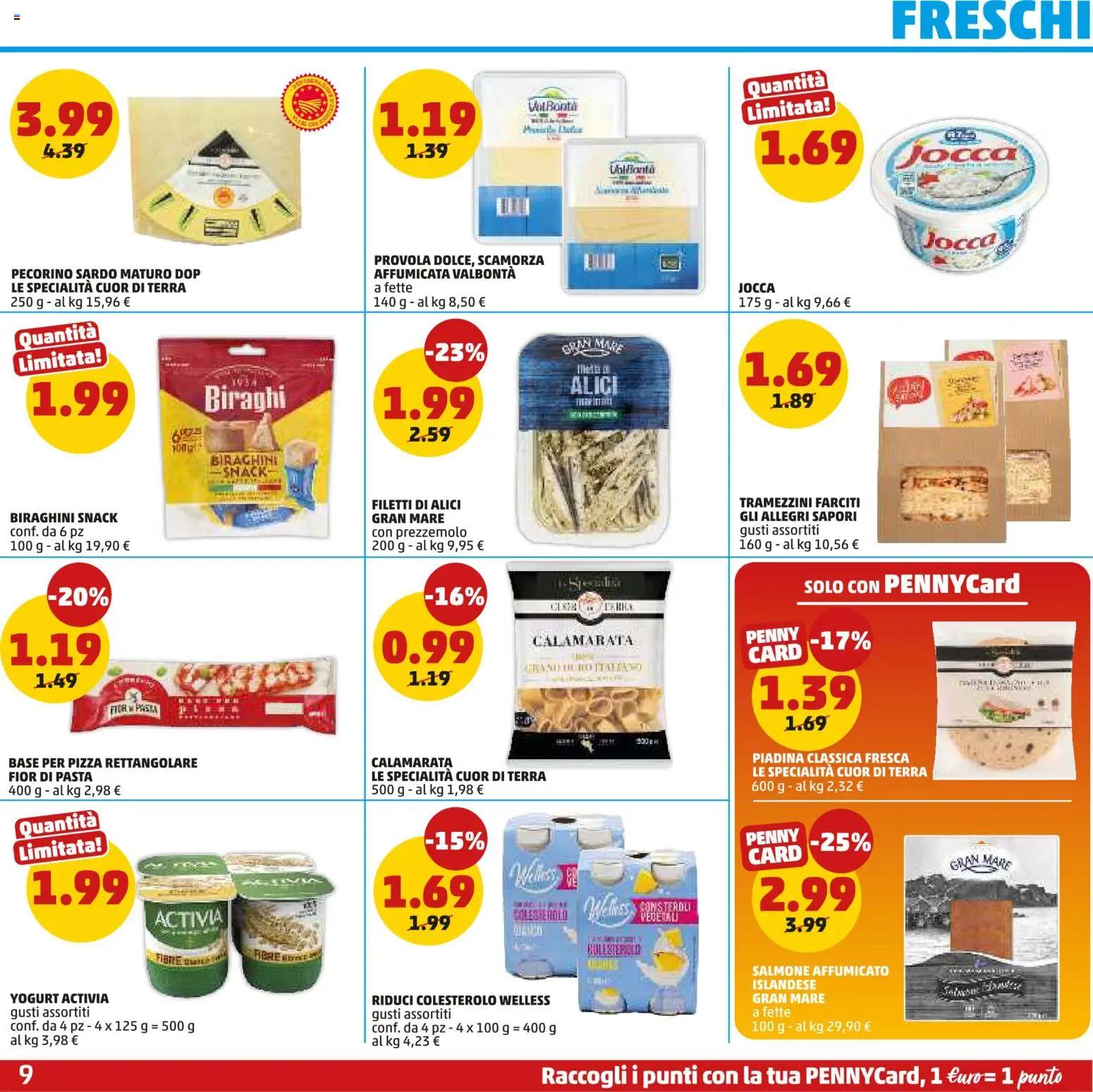 Volantino PENNY del 26.02.2026 | Pagina: 9 | Prodotti: Pizza, Salmone, Prezzemolo, Terra