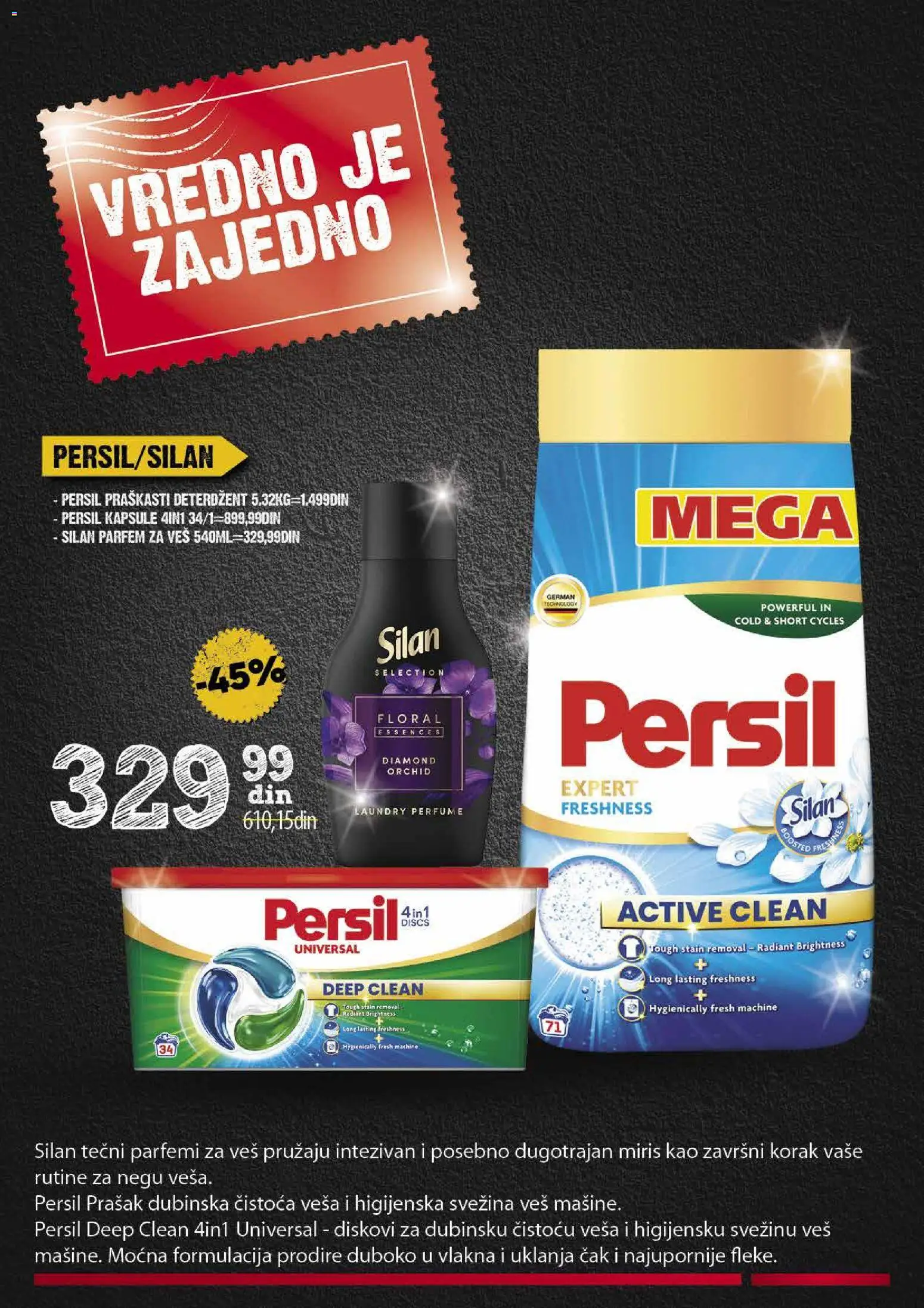 Roda katalog - važi od 19.03.2026 | Strana: 41 | Proizvode: Deterdžent, Kapsule, Parfem, Persil
