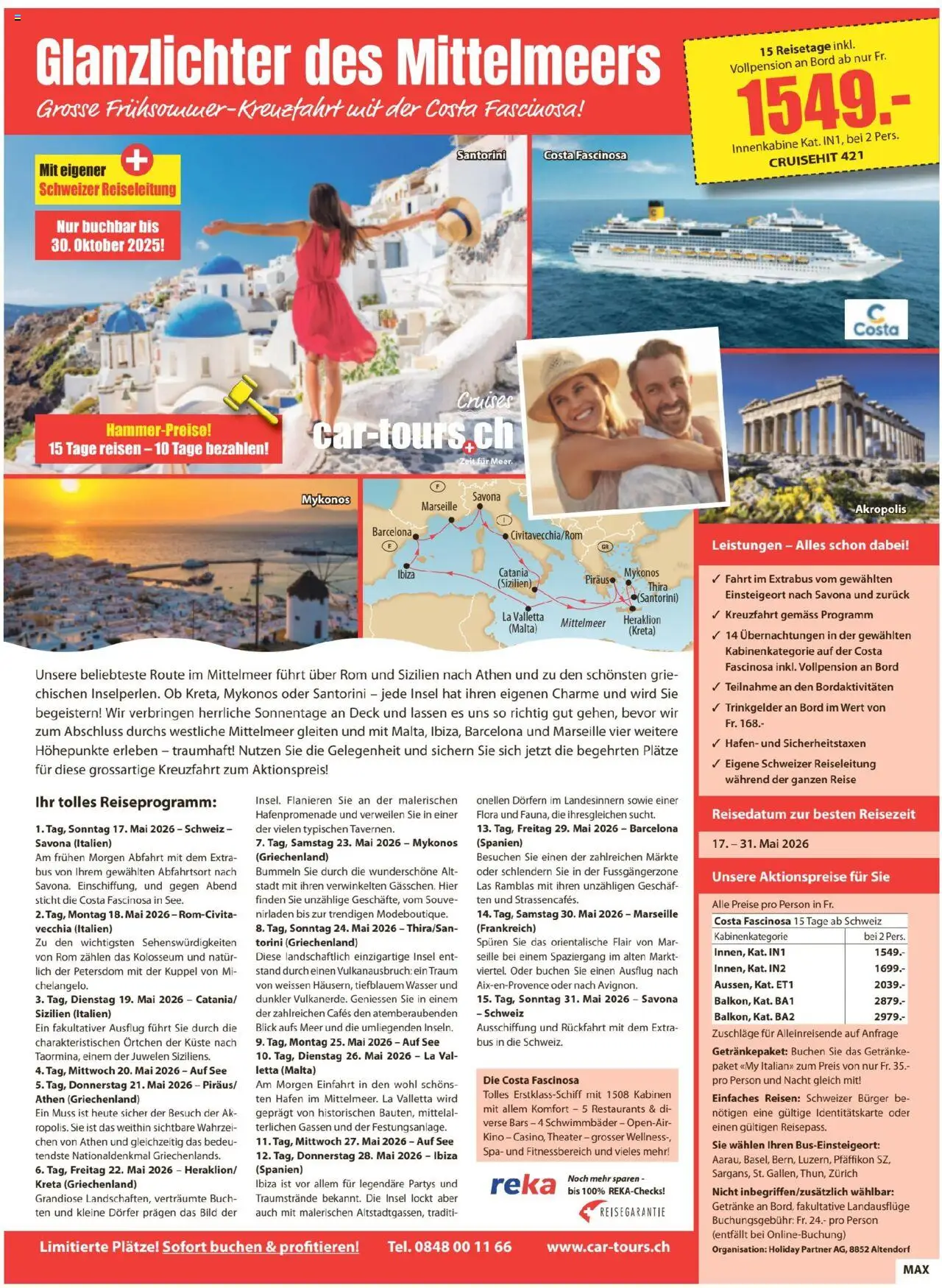 Migros Magazin – gültig ab 13.10.2025 | Seite: 10 | Produkte: Burger, Wasser
