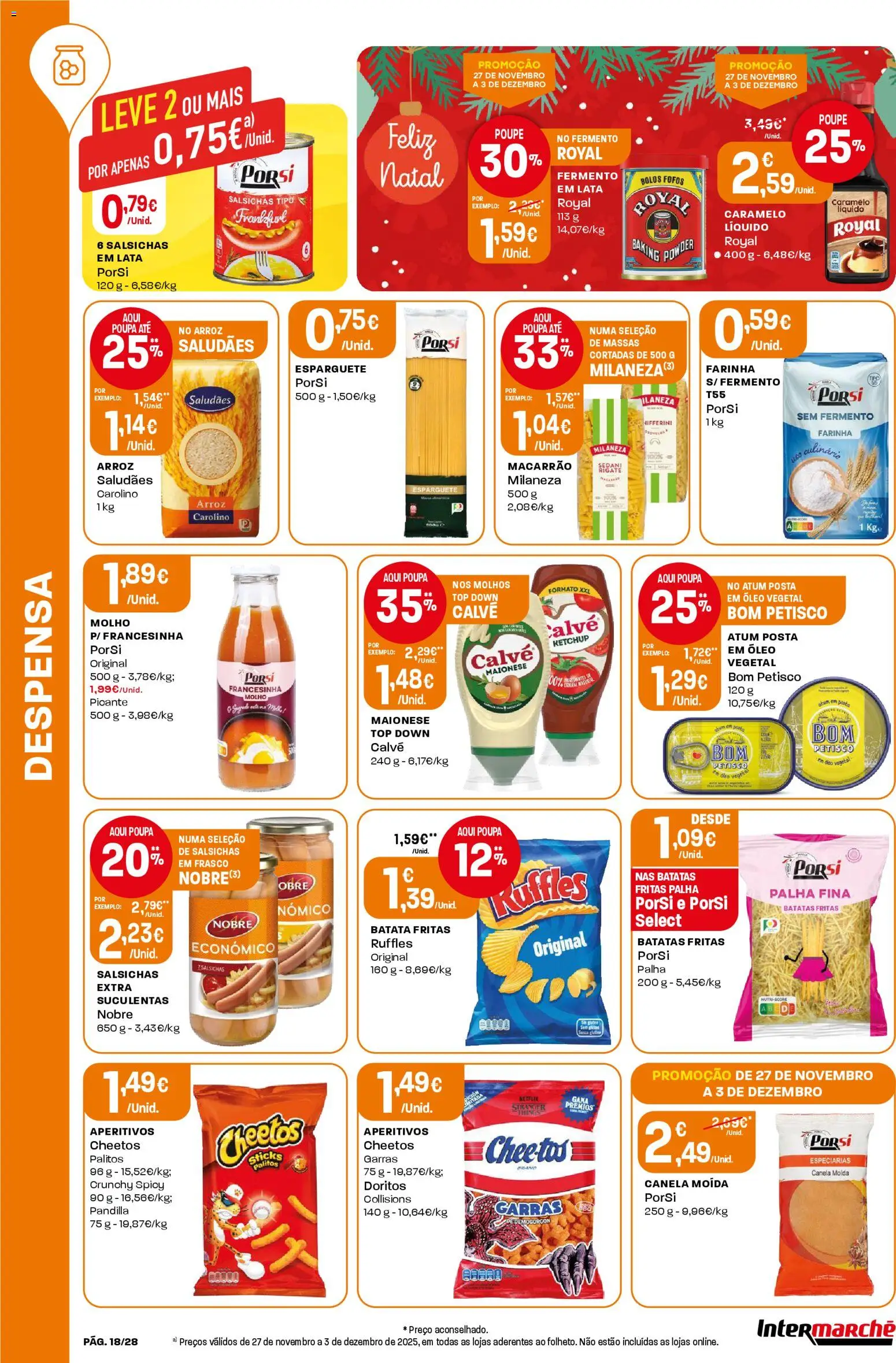 Intermarché Black Friday │ válido de 27.11.2025 | Página: 18 | Produtos: Batata, Top, Óleo, Batatas fritas