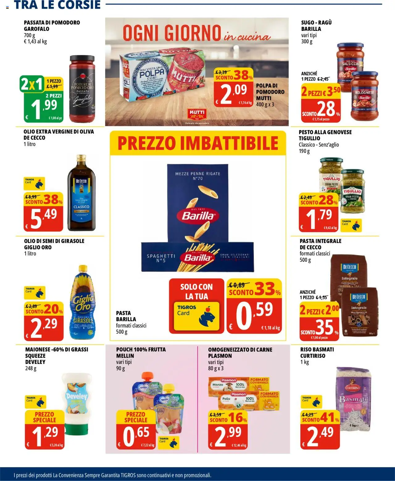 Volantino Tigros del 20.05.2025 | Pagina: 13 | Prodotti: Manzo, Olio, Pasta, Mutti