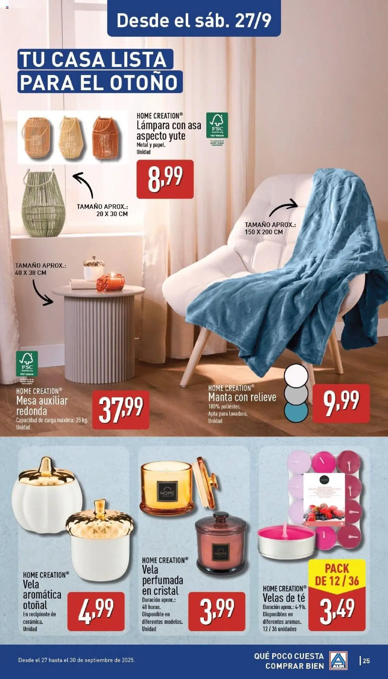 Aldi folleto Baleares │ válido desde el 22.09.2025 | Página: 25