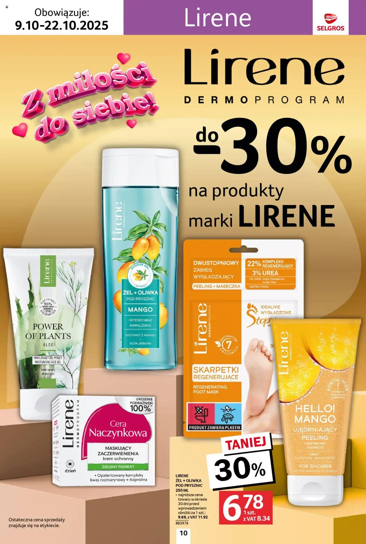 Selgros cash&carry Gazetka - Uroda od 09.10.2025 | Strona: 10 | Produkty: Skarpetki, Zapach, Peeling, Krem