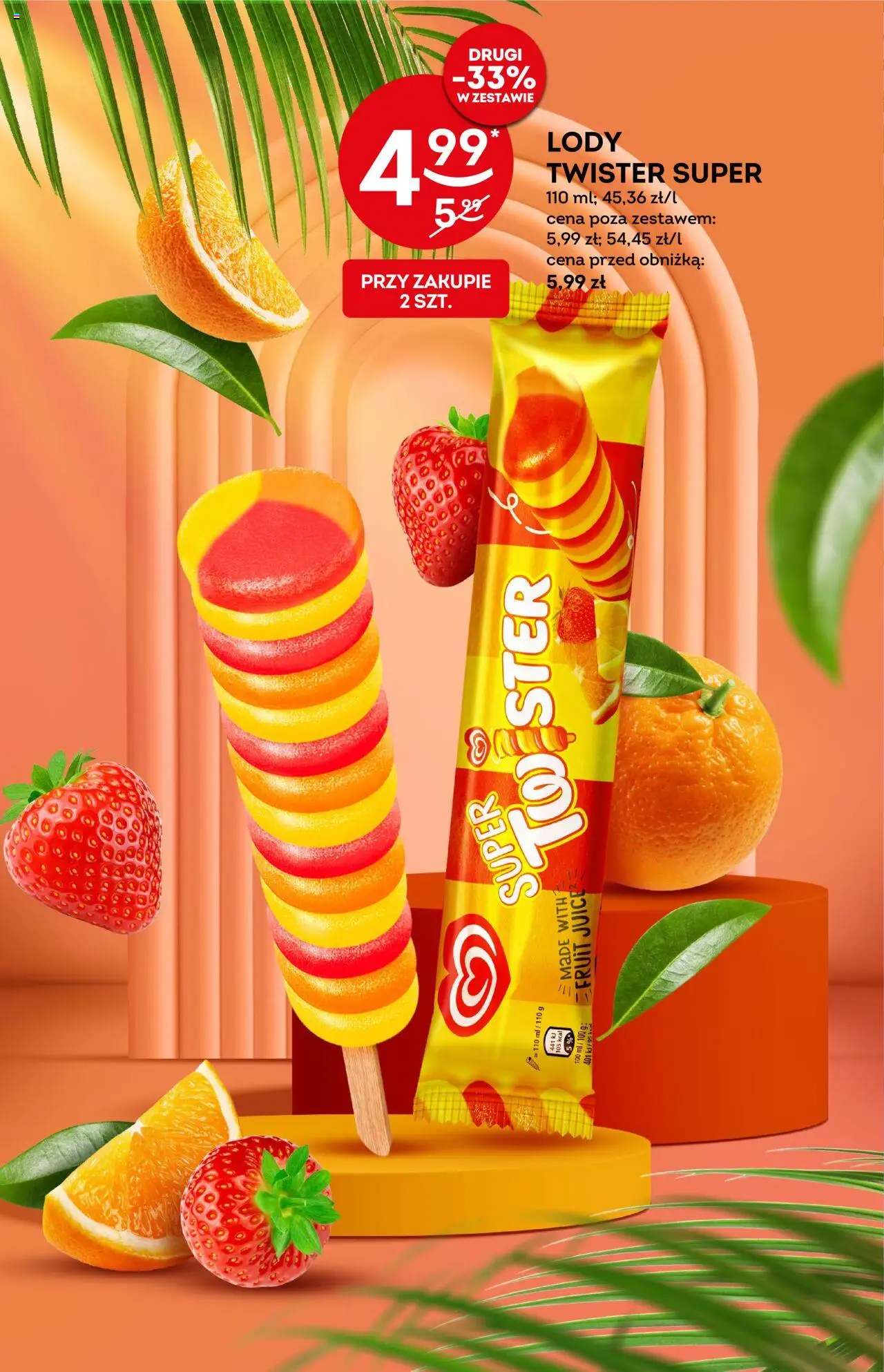 Żabka Gazetka - Lody od 30.07.2025 | Strona: 2 | Produkty: Lody