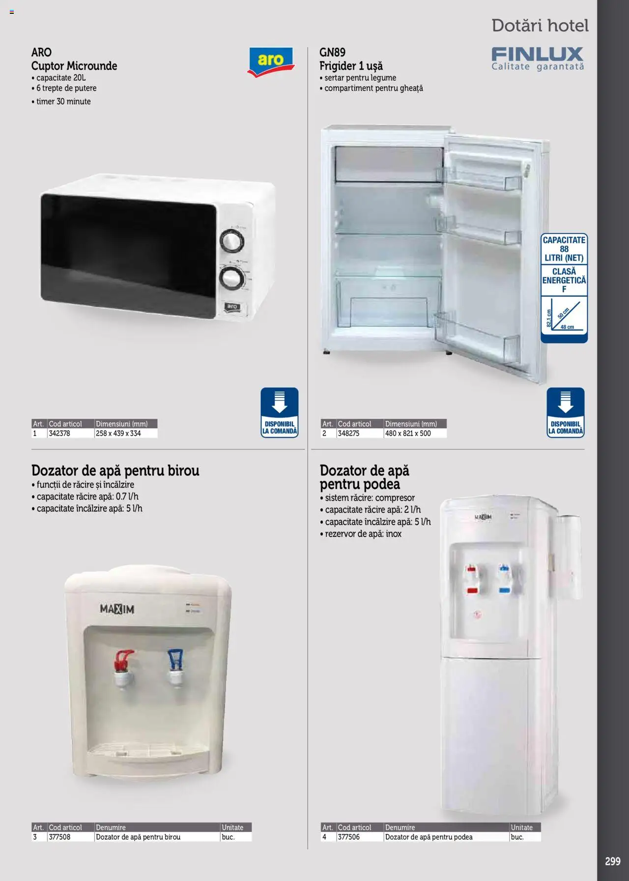 Noul catalog Metro – valabil de la 17.09.2025 | Pagină: 299 | Produse: Çikolatalı gofret, Ușă, Apă, Legume