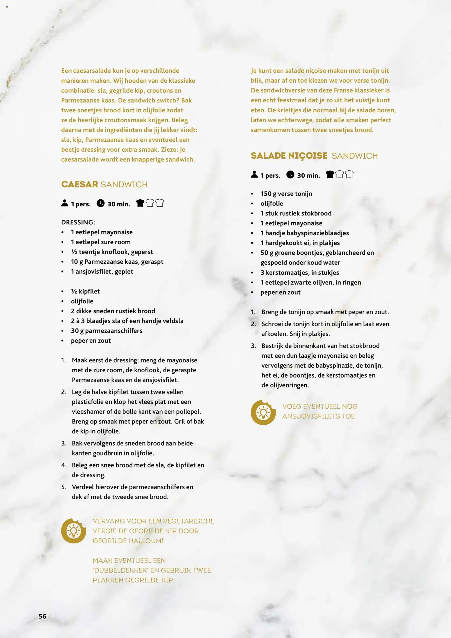 {H1} | Pagina: 56 | Producten: Krieltjes, Room, Tonijn, Peper