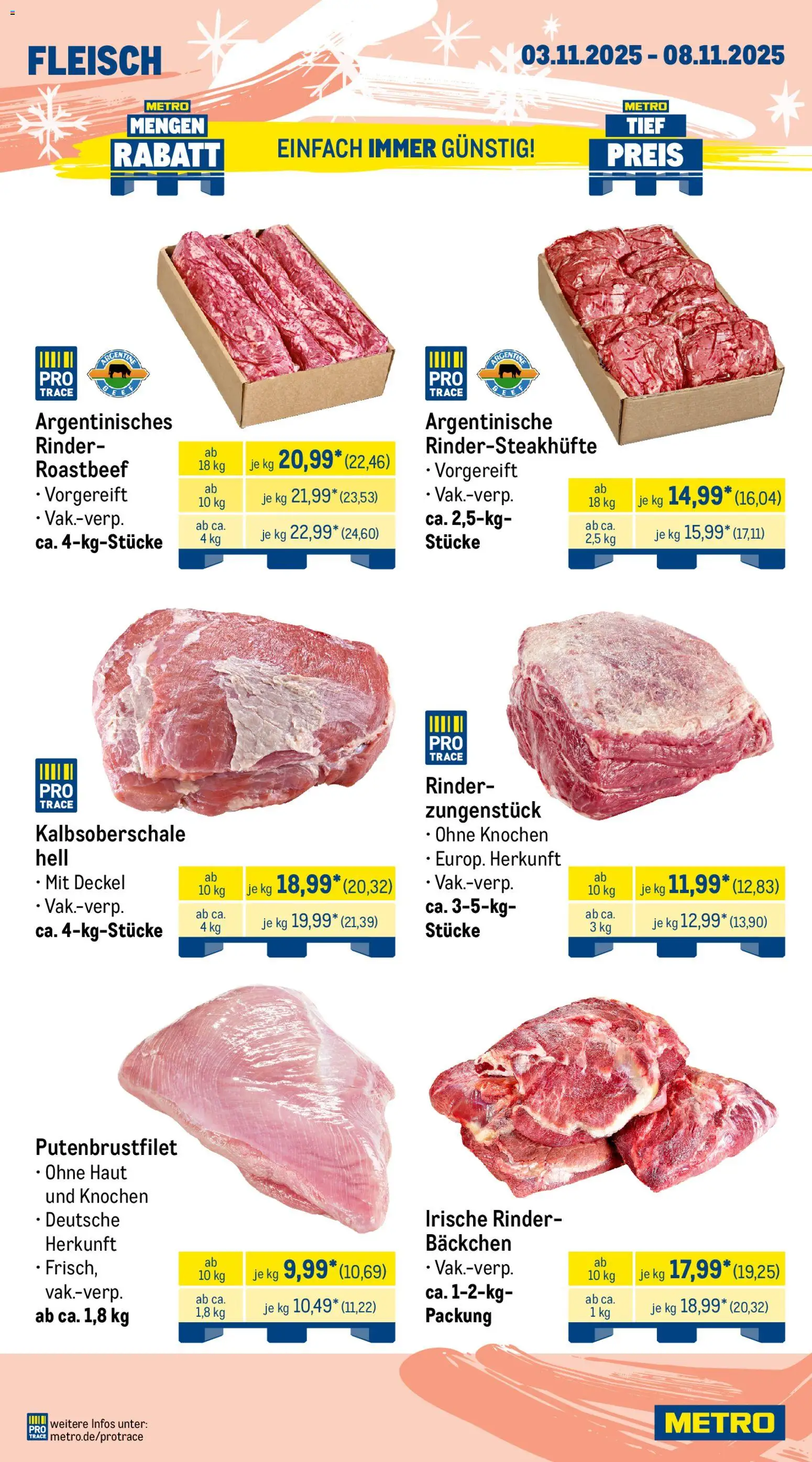 Metro - Black Friday – gültig ab 03.11.2025 | Seite: 2 | Produkte: Roastbeef, Fleisch