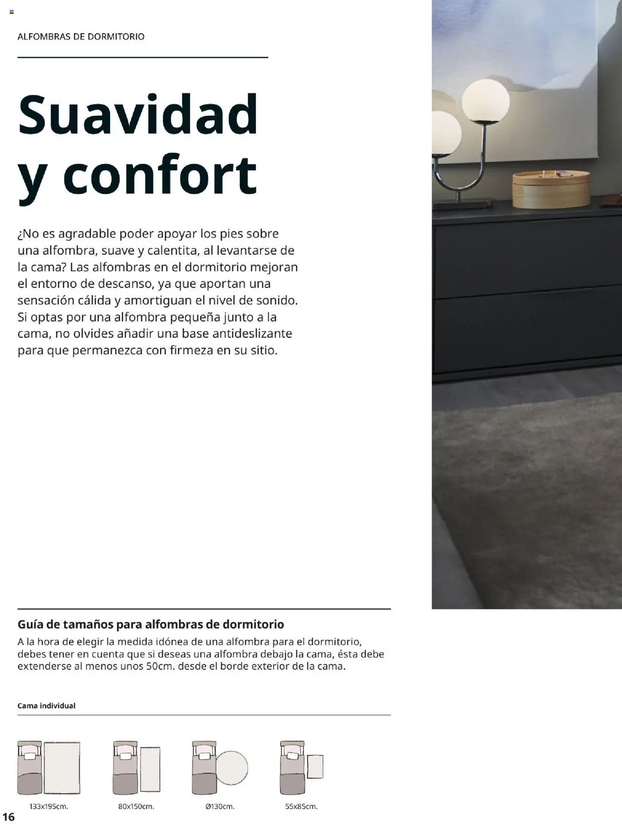 Catálogo IKEA Alfombras │ válido desde el 04.02.2025 | Página: 16 | Productos: Cama, Alfombra