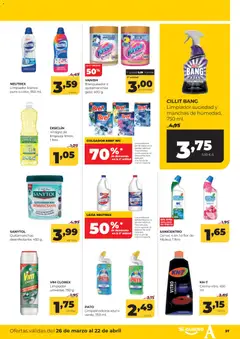 Vista previa Alimerka folleto Asturias válido desde el 26.03.2026 | Página: 39 | Productos: Quitamanchas, Crema, Δεξαμενή