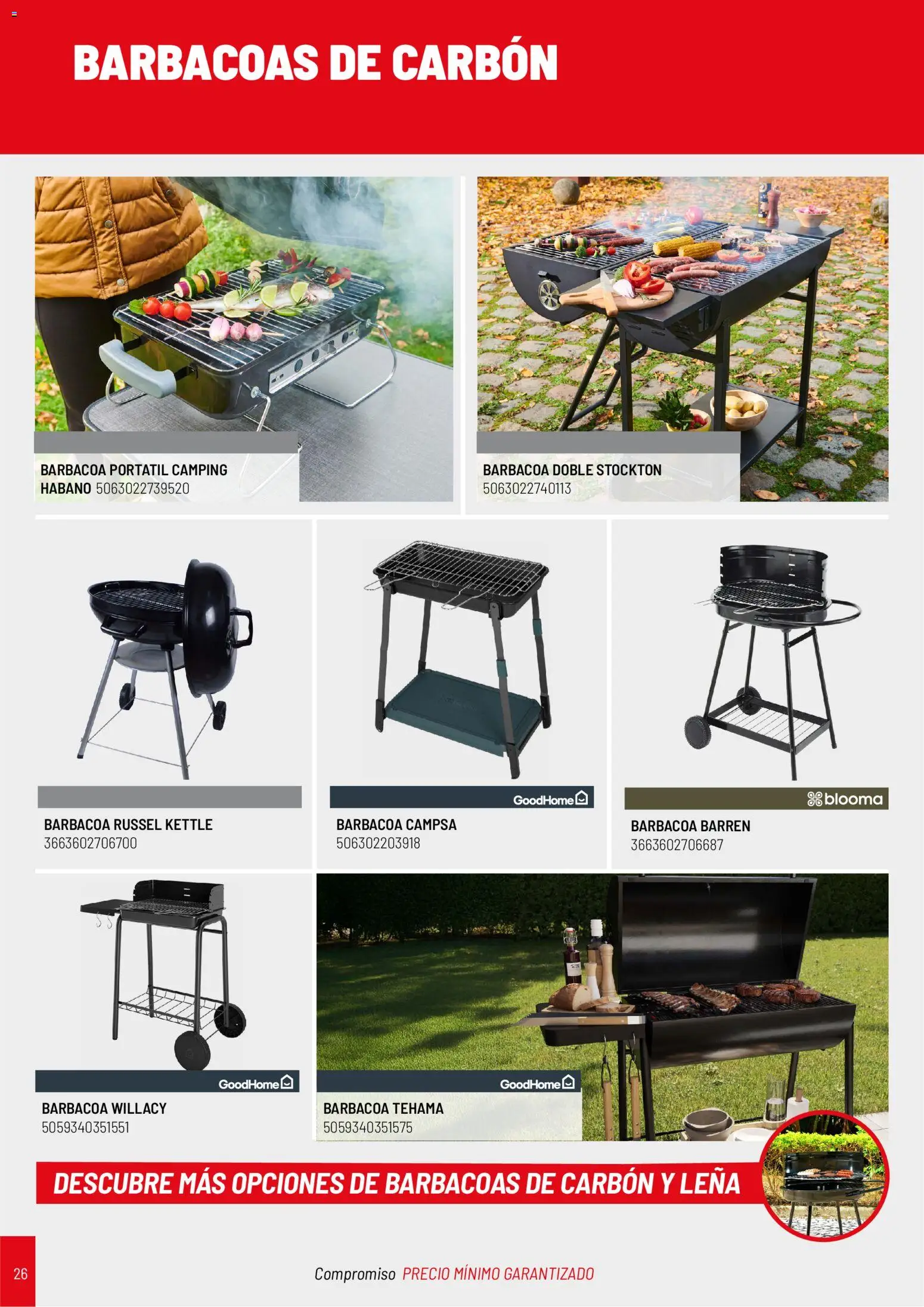 Brico Depôt folleto Jardín 2026 │ válido desde el 02.04.2026 | Página: 26 | Productos: Barbacoa