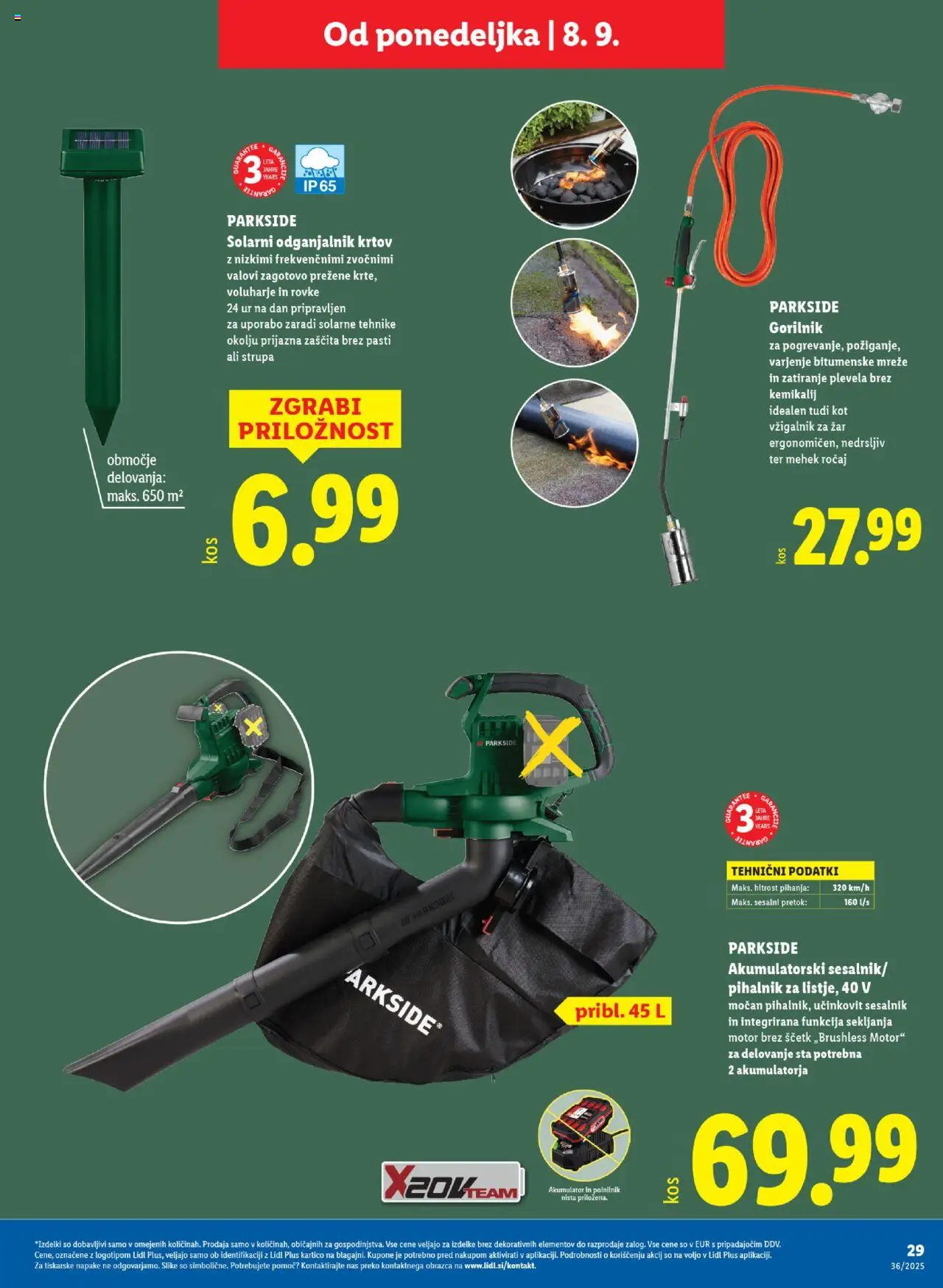 Novi Lidl katalog ponudbe – veljaven od 04.09.2025 | Stran: 53 | Izdelki: Zar, Akumulator, Polnilnik, Sesalnik