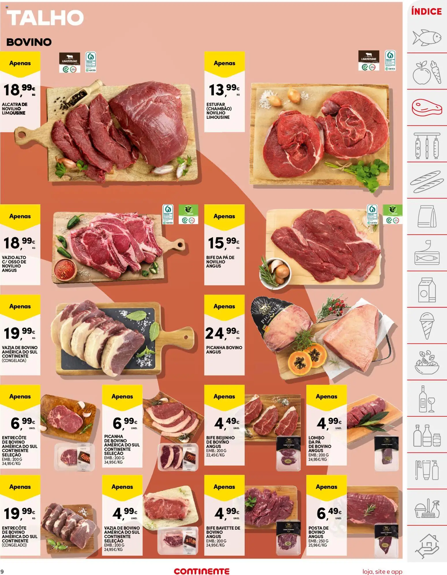 Continente folheto │ válido de 21.04.2026 | Página: 9 | Produtos: Boné, Lombo, Pá