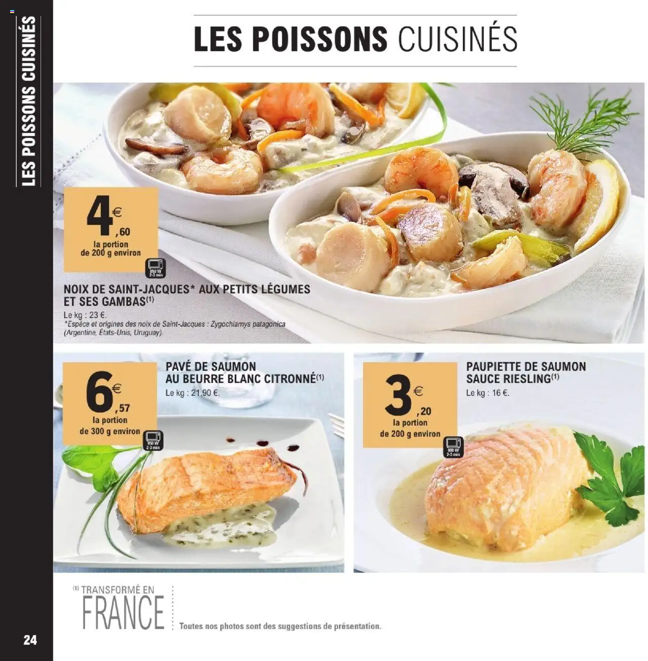  | Page: 24 | Produits: Pavé de saumon, Beurre, Saumon, Noix