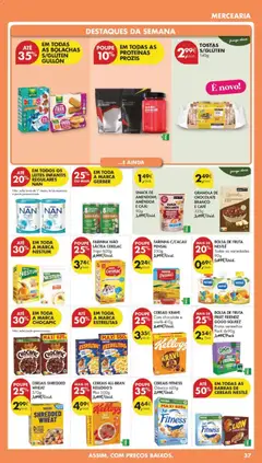 Pré-visualização BOLSA DE FRUTA NESTLÉ, Bolsa de fruta Nestlé todas as variedades 90g válido de 17.03.2026 | Página: 41 | Produtos: Amendoins, Farinha láctea, Bolachas, Nestlé