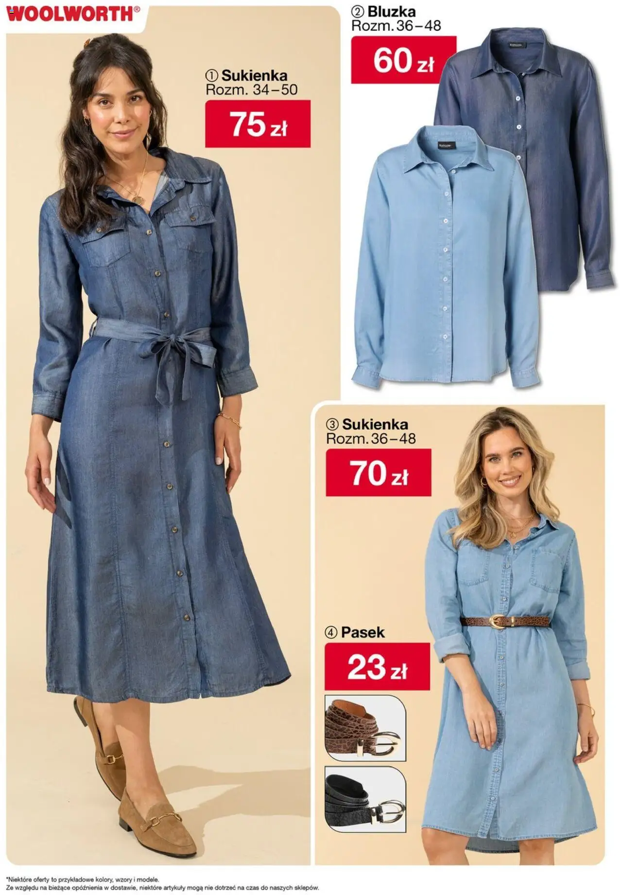Woolworth Gazetka od 12.09.2025 | Strona: 9 | Produkty: Bluzka, Pasek, Sukienka