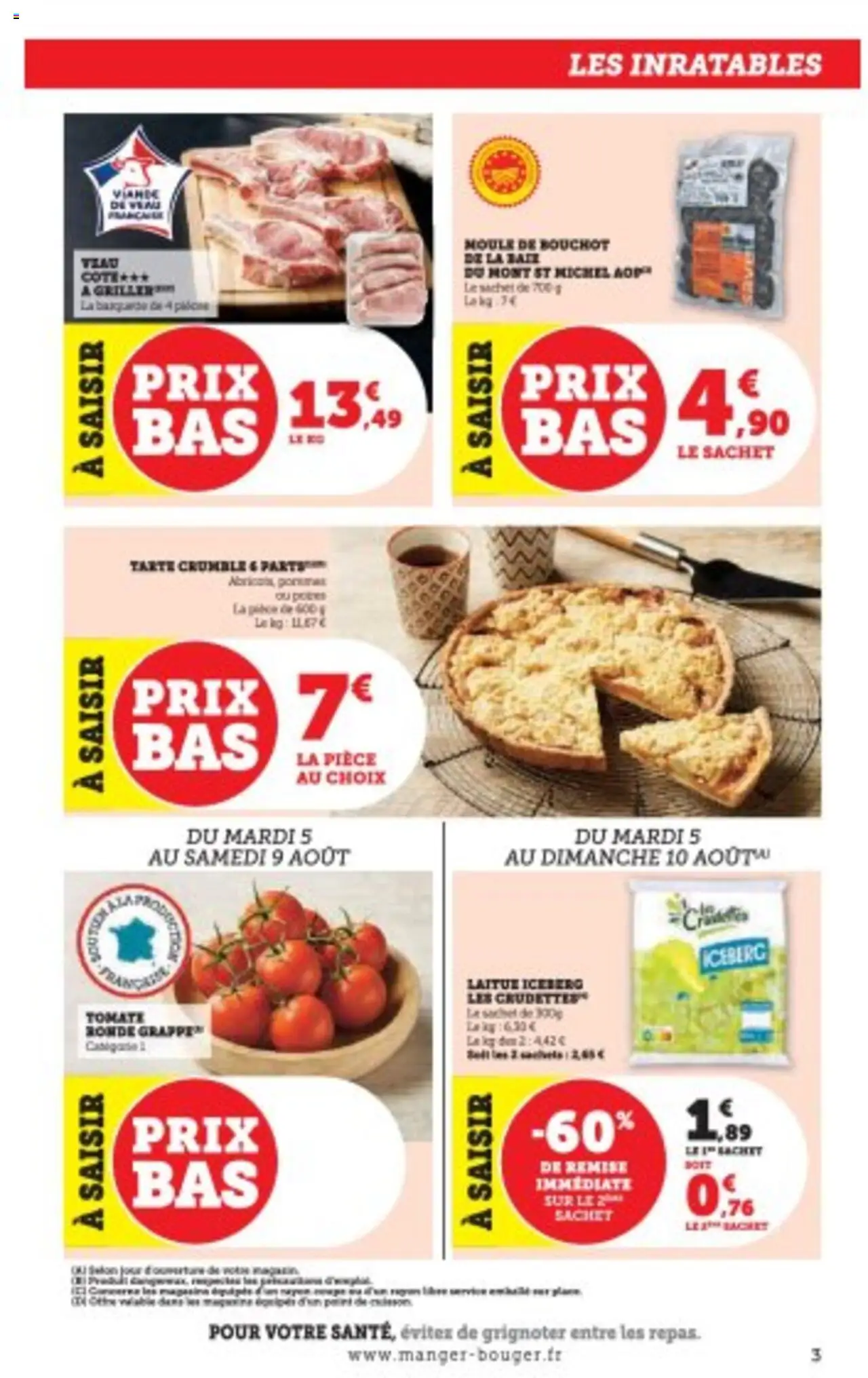  | Page: 3 | Produits: Laitue, Viande