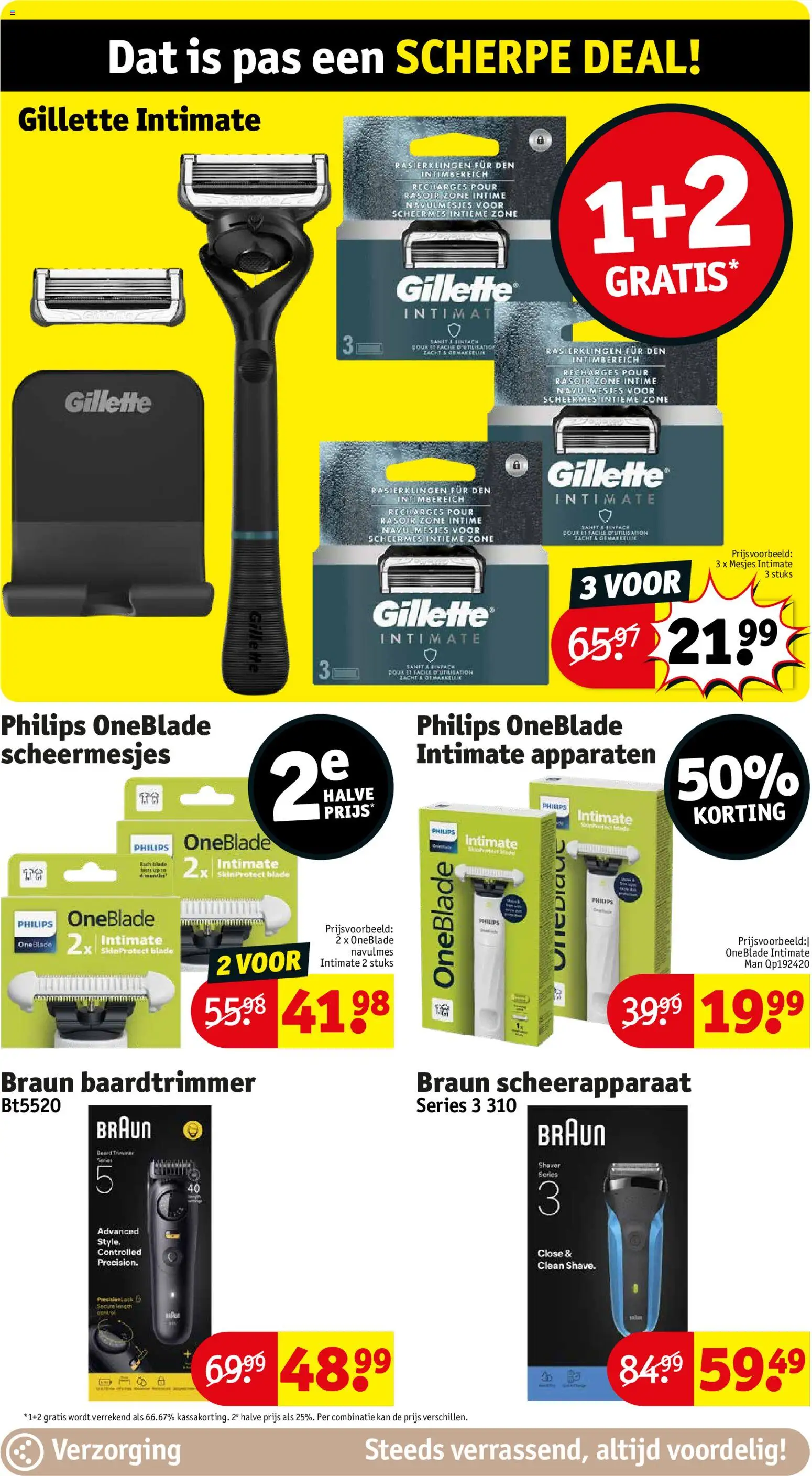 {H1} | Pagina: 19 | Producten: Scheerapparaat, Scheermes, Trimmer, Kan