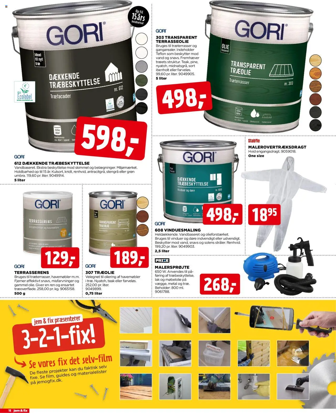 Jem & fix Tilbudsavis gyldig fra 29.06.2025 | Side: 18 | Produkter: Olie, Havemøbler, Søm