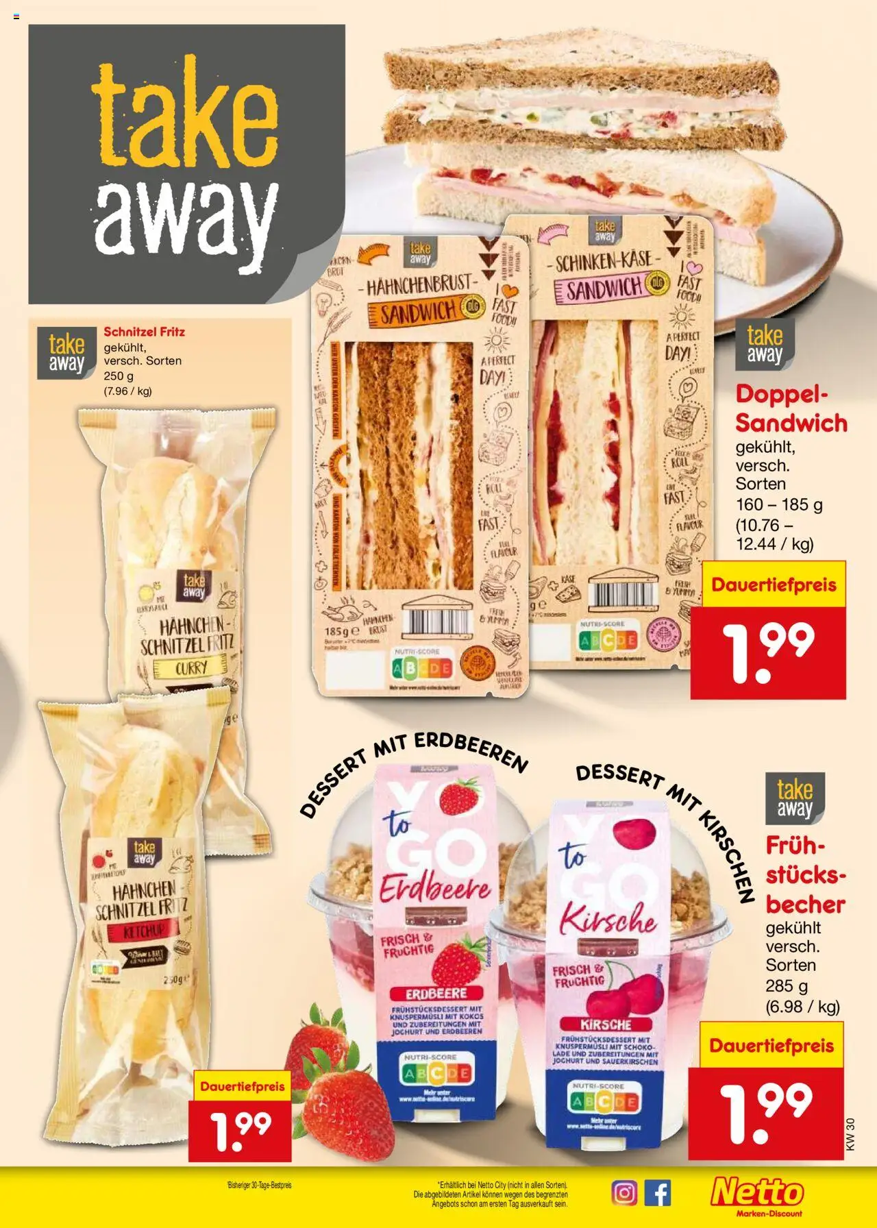 Netto Marken-Discount Prospekt 	 - gültig ab dem 21.07.2025 | Seite: 21 | Produkte: Hahnchen, Schnitzel, Erdbeeren, Ketchup