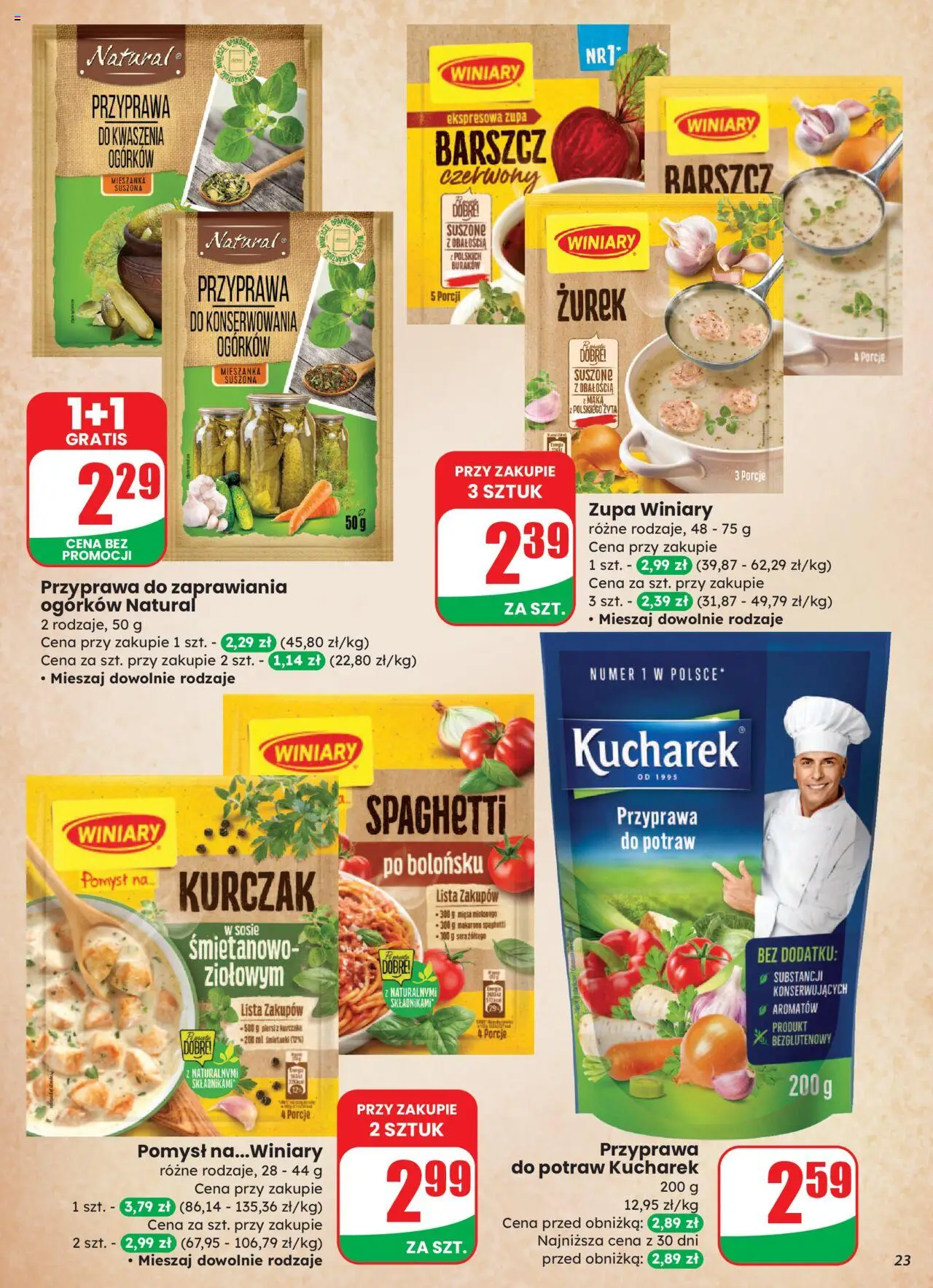Dino Gazetka od 27.08.2025 | Strona: 23 | Produkty: Kurczak, Piersi, Zurek, Zupa