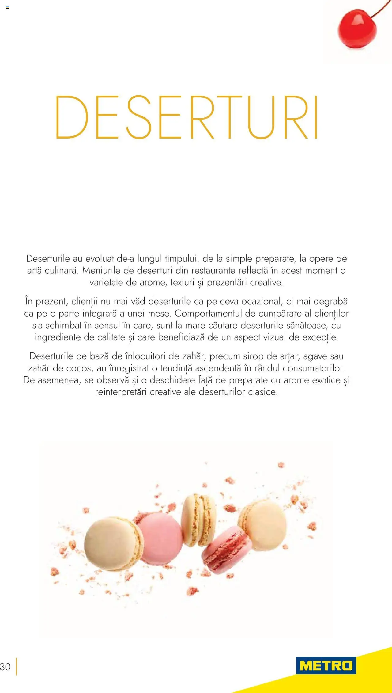 Metro catalog - Tendinte si Recomandari – valabil de la 24.10.2023 | Pagină: 30 | Produse: Sirop, Zahăr