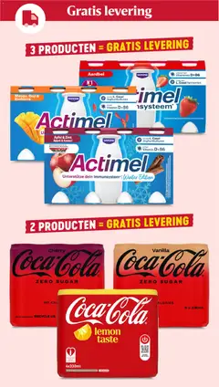 Actimel Aardbei, Actimel drink with strawberry flavor - Voorbeeld van een folder van Delhaize, geldig van 05.02.2026 | Pagina: 2