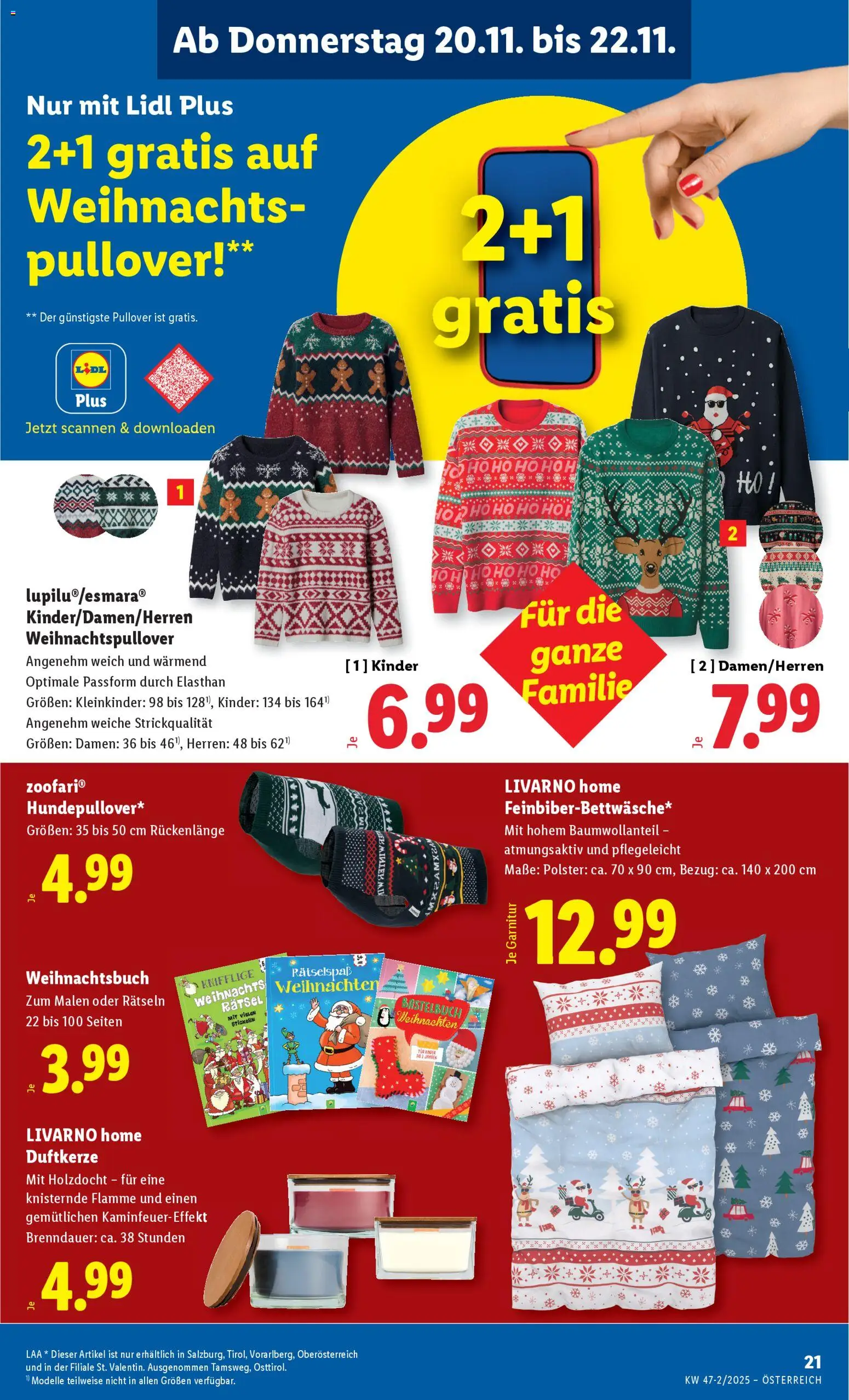 Lidl Flugblatt - Altenmarkt im Pongau, St. Johann im Pongau, Zell am See gültig ab 20.11.2025 | Seite: 23 | Produkte: Pullover