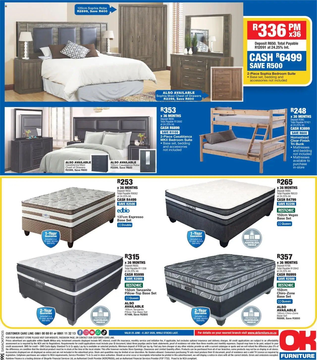 OK Furniture Catalogue │ valid from 25.06.2025 | Page: 8 | Products: Chest of drawers, TV, Stock