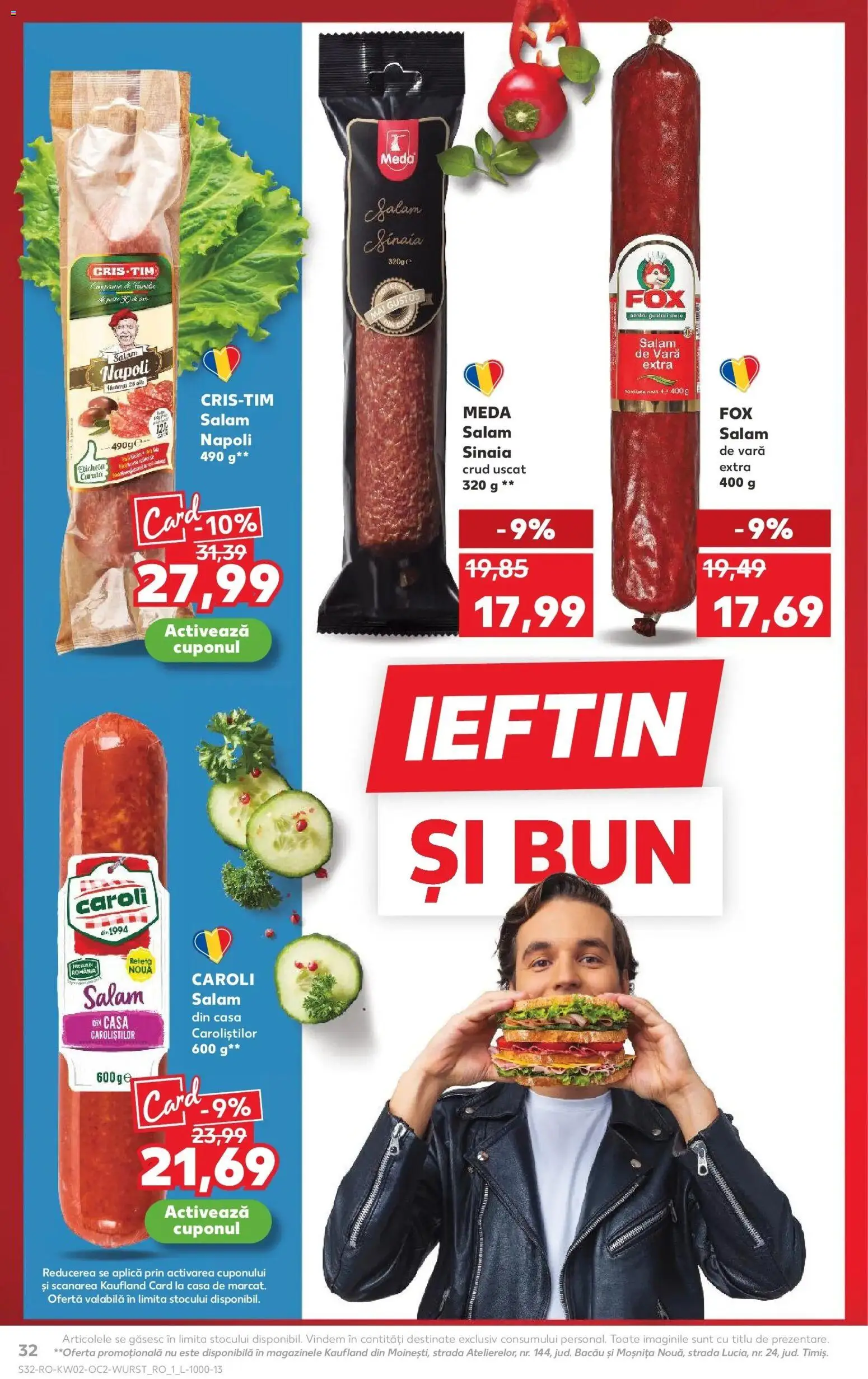 Noul catalog Kaufland – valabil de la 07.01.2026 | Pagină: 32 | Produse: Salam