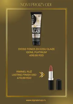 Signal Plus katalog - pregled Signal Plus kataloga - važi od 11.04.2026 | Strana: 5 | Proizvode: Syoss, Finish, Toner