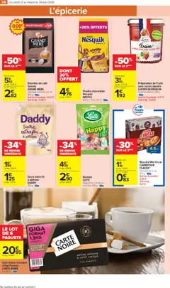  | Page: 28 | Produits: Fraise, Sucre, Dosettes De Cafe Senseo, Café moulu