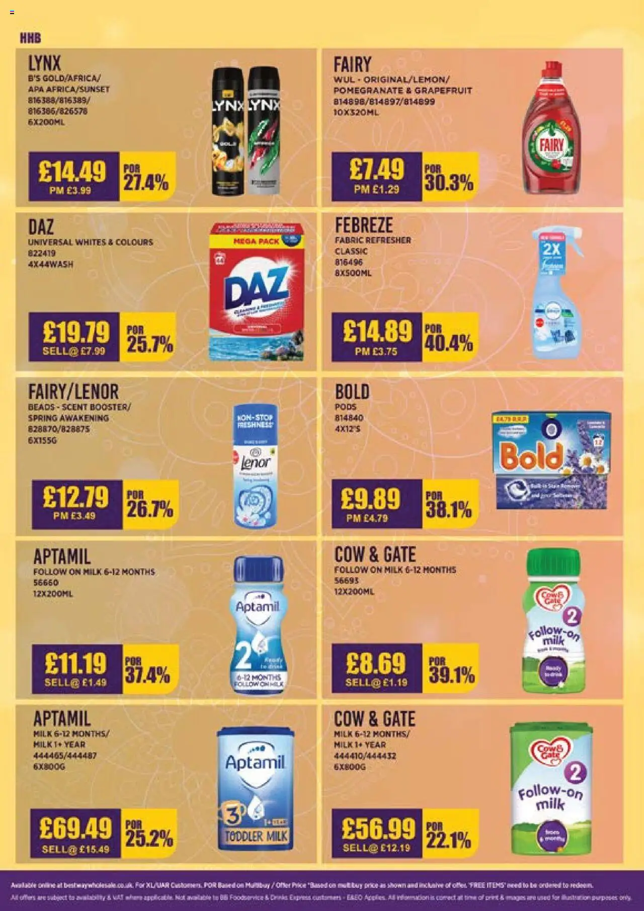 {H1} | Page: 34 | Products: Lenor, Milk