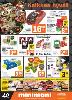 Minimani-mainoslehti voimassa 31.03.2026 alkaen