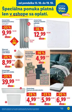 Lidl leták platný od 13.10.2025 | Strana: 67 | Produkty: Plachta, Difúzer, Aroma difúzer, Závesy