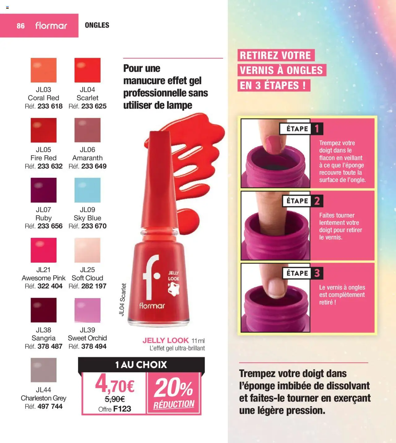  | Page: 86 | Produits: Dissolvant, Lampe, Sangria