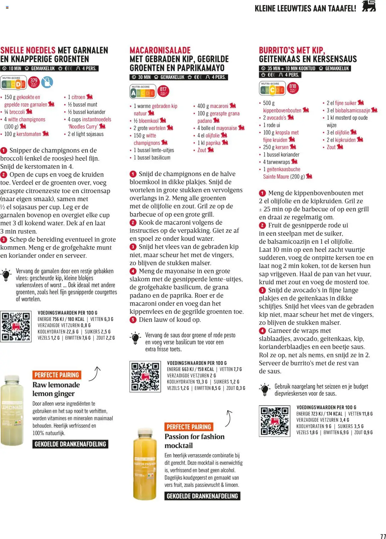  | Pagina: 77 | Producten: Sap, Noedels, Worst, Munt