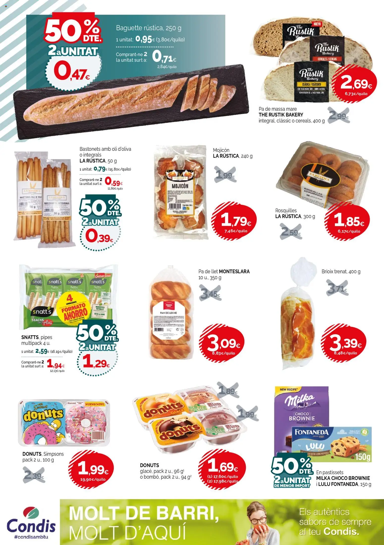 Condis - folleto life │ válido desde el 18.02.2026 | Página: 10 | Productos: Pan, Cereales, Pan de leche, Donuts