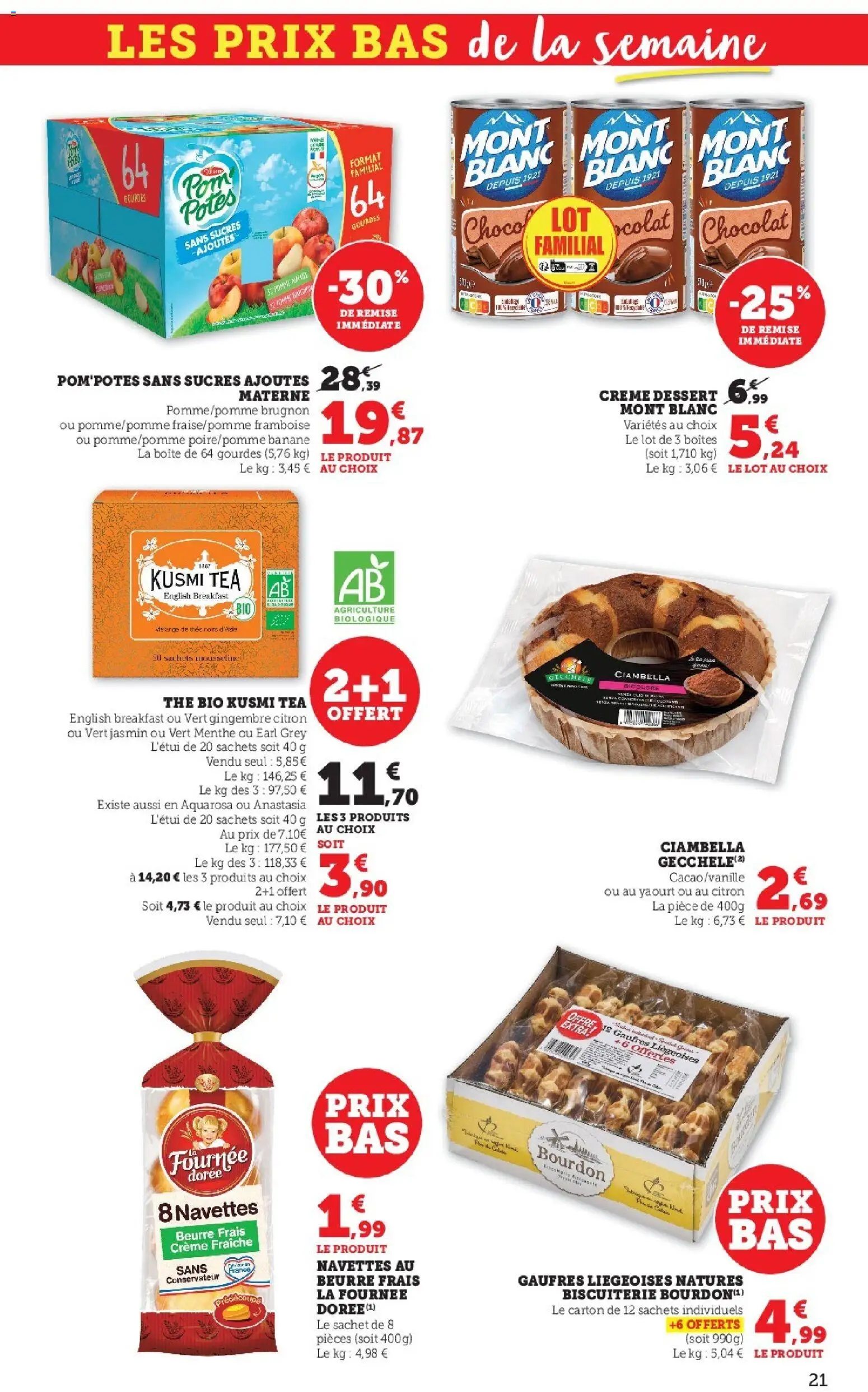 {H1} | Page: 21 | Produits: Brugnon, Citron, Gingembre, Gaufres