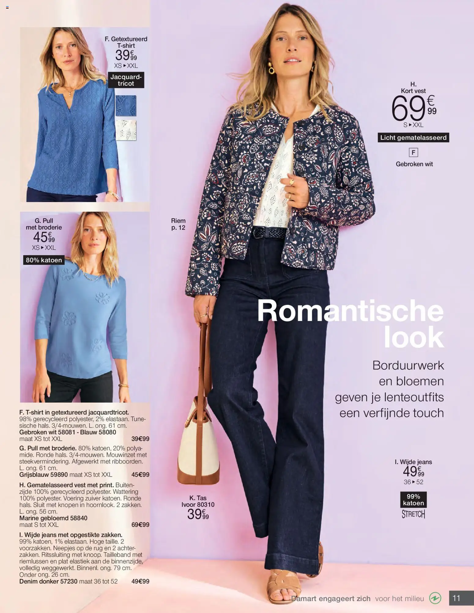 {H1} | Pagina: 11 | Producten: Bloemen, Tas, Elastiek, Vest