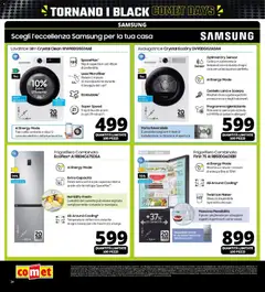 Anteprima del volantino Comet - Black Friday valido a partire dal 31.10.2025 | Pagina: 34 | Prodotti: Ripiano, Asciugatrice, Frigorifero, Frigorifero combinato