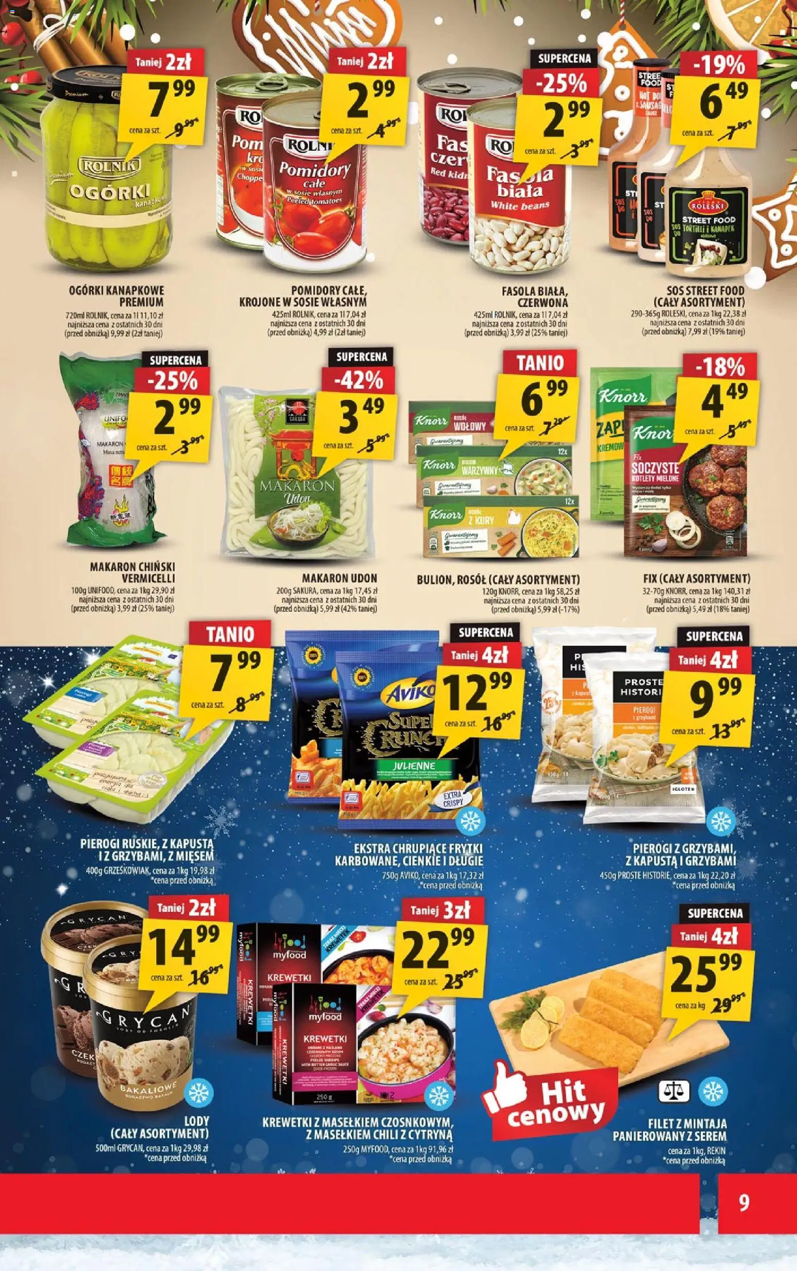 Arhelan Gazetka od 05.12.2025 | Strona: 9 | Produkty: Cytryna, Makaron udon, Pomidory, Makaron