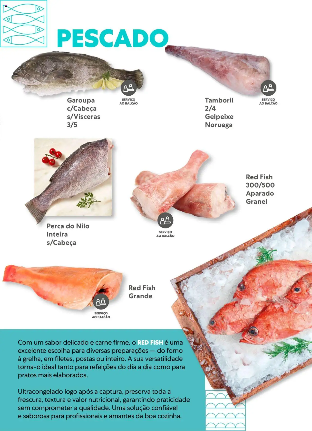 Recheio - Congelados do Mar e da Terra │ válido de 14.07.2025 | Página: 15 | Produtos: Forno, Pratos, Tamboril, Carne