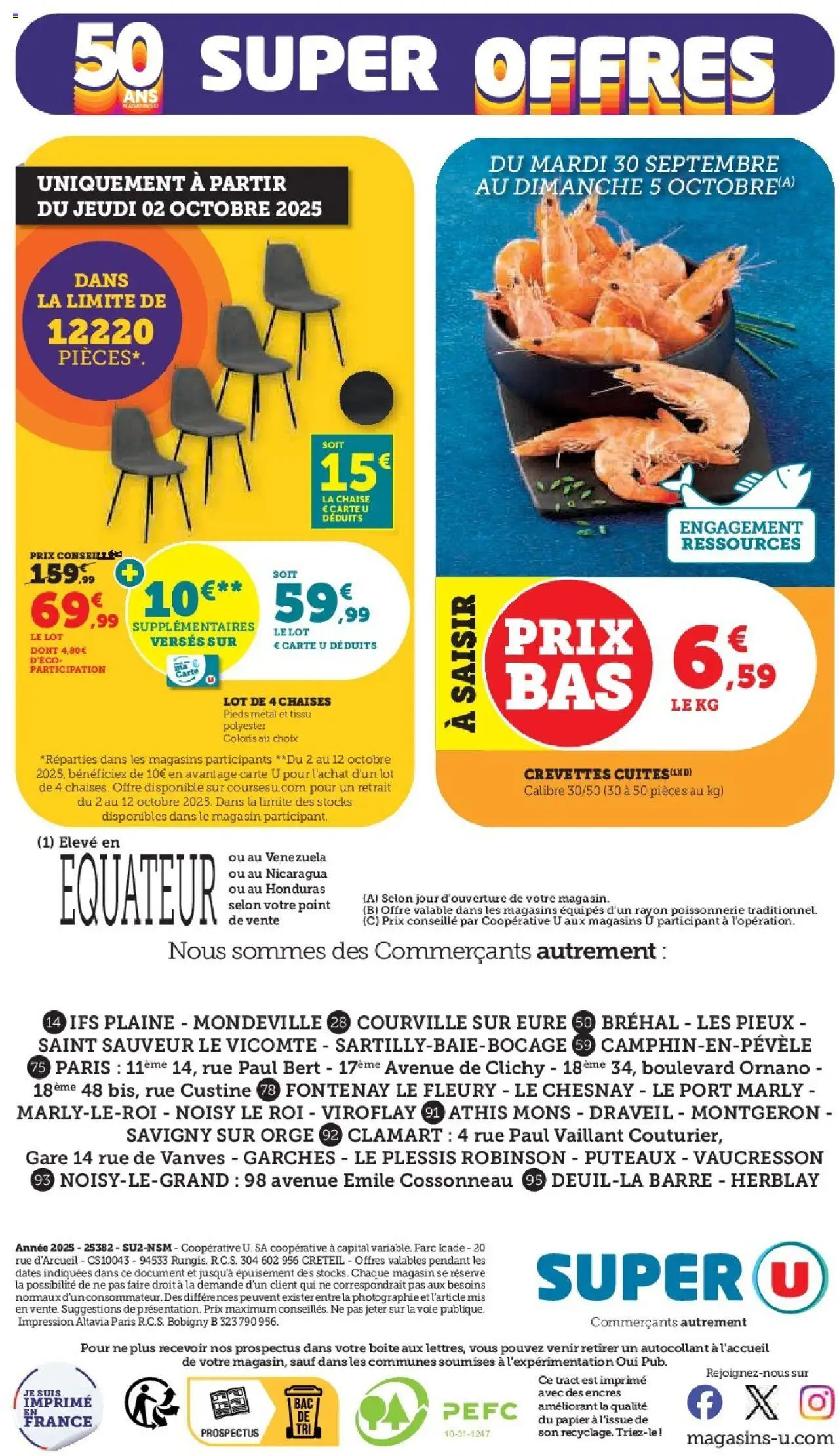 {H1} | Page: 32 | Produits: Poissonnerie, Crevettes, Chaise