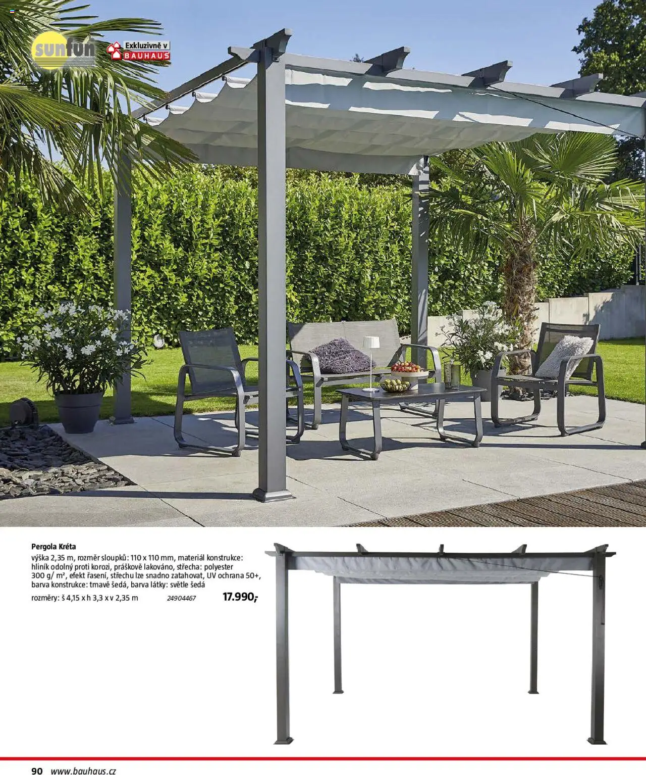 Bauhaus katalog Zahradní nábytek od 01.04.2025 | Strana: 90
