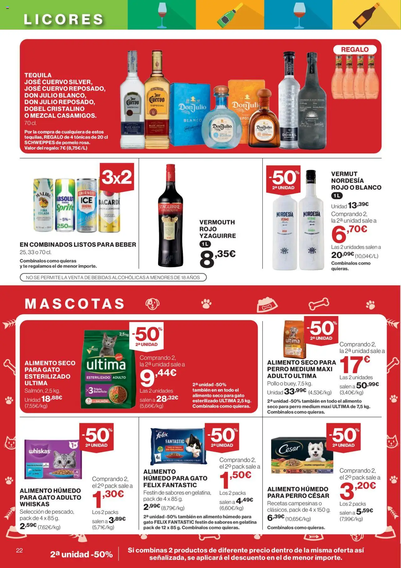 Supercor folleto │ válido desde el 11.09.2025 | Página: 22 | Productos: Gelatina, Piña, Té, Vodka