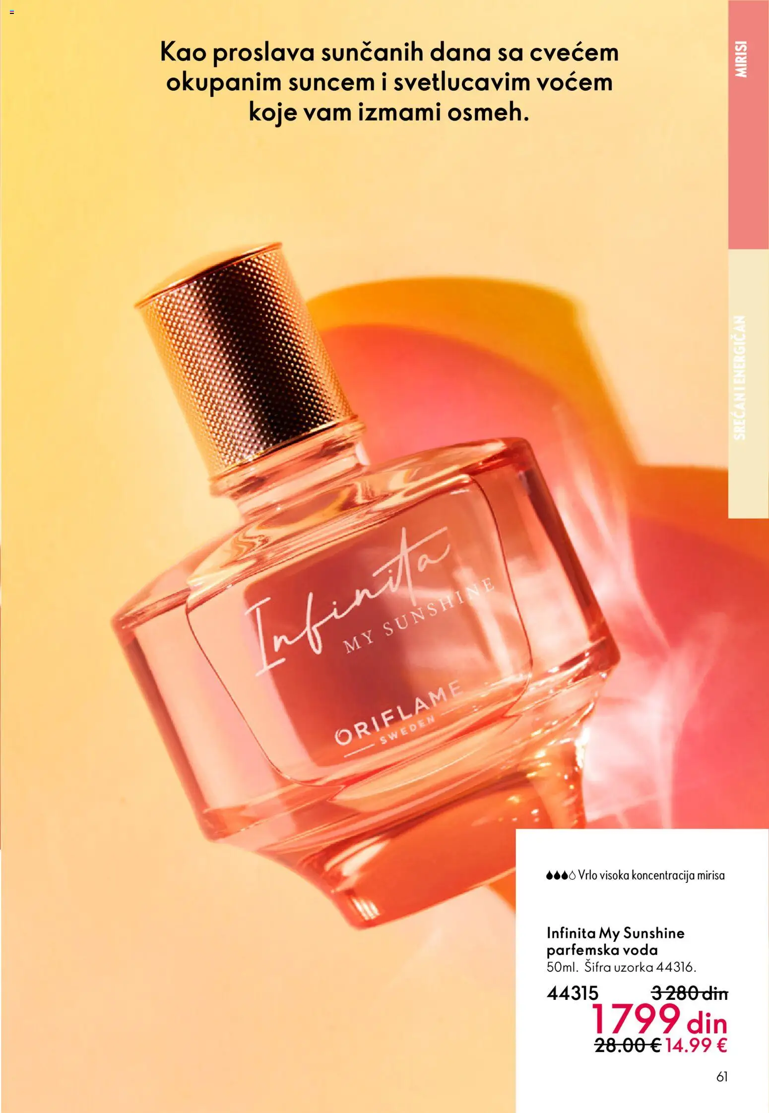 Oriflame katalog - važi od 31.12.2025 | Strana: 61 | Proizvode: Voda