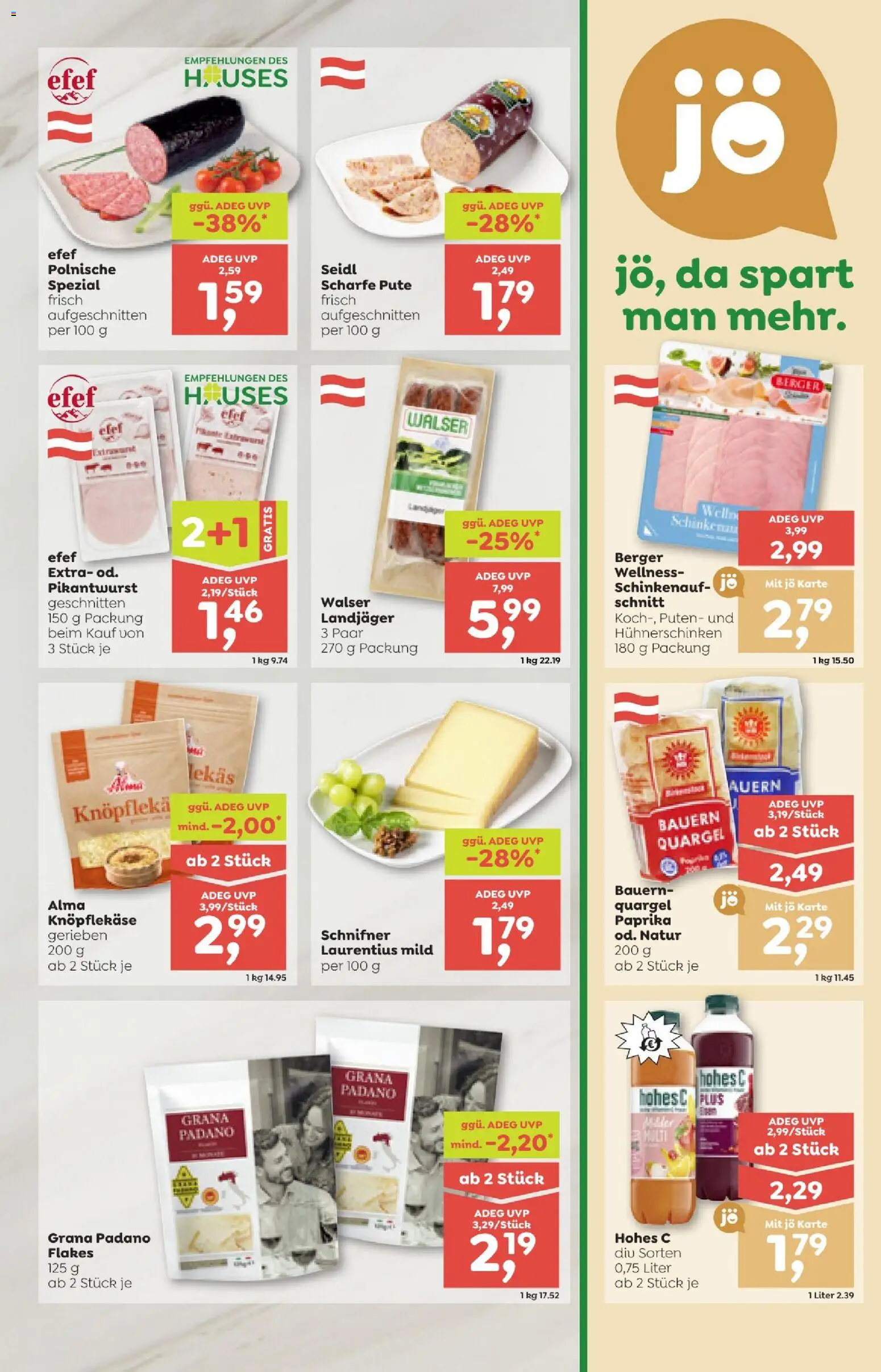 ADEG Vorarlberg gültig ab 29.01.2026 | Seite: 5 | Produkte: Schinken